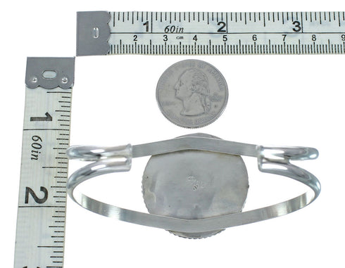 Native American Genuine Sterling Silver Cuff Bracelet X11075